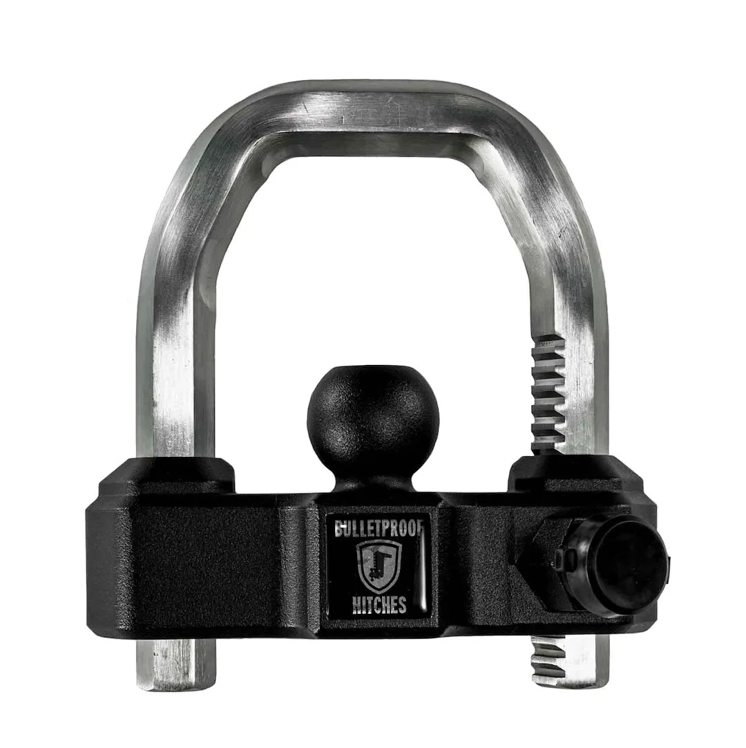 EDCOUPLER – BULLETPROOF Trailer Hitch Lock, Trailer Coupler Lock Fits 1-7/8/ 2 and 2-5/16 Inch Couplers Ball And Clam...